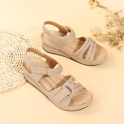 Soft Stitching Sandals - Comfortable Flat Open Toe Beach Shoes for Women, Sandals Treking Footwear