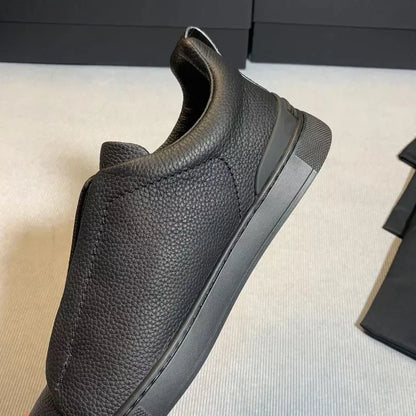 From The Factory Top Layer Cow Leather Breathable Summer Casual Shoes Luxury Deer Skin Board Versatile New Men's Shoes