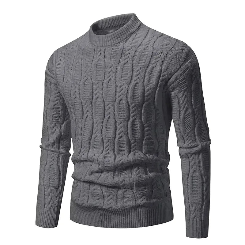 Mens Pullover Sweaters – Fashion Knit Sweater With A Lightweight Jumper Design, Autumn Mock Turtleneck, Perfect For Casual Streetwear