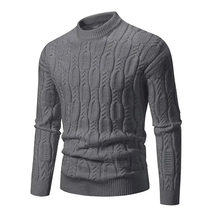 Mens Pullover Sweaters – Fashion Knit Sweater With A Lightweight Jumper Design, Autumn Mock Turtleneck, Perfect For Casual Streetwear