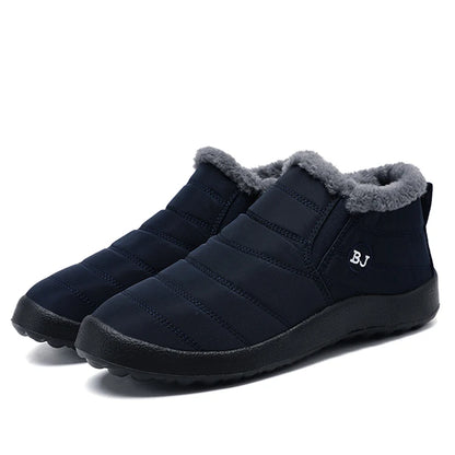 Sneakers – Soft Waterproof Fashion Winter Shoes for Women, Solid Color Comfortable Casual Non-Slip Outdoor Sneakers