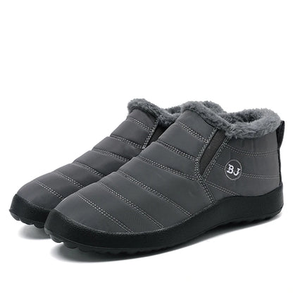 Sneakers – Soft Waterproof Fashion Winter Shoes for Women, Solid Color Comfortable Casual Non-Slip Outdoor Sneakers
