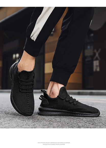 Non-Slip Casual Sneakers – Breathable Outdoor Jogging, Training, Hiking, Sports Running Shoes, Weave Knit, Lace-Up, for Women & Men