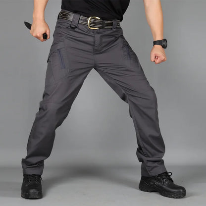 Military Tactical Cargo Pants – Casual, Wear-Resisting, Multi-Pocket, Quick-Dry Trousers for Outdoor Hiking and Work, Summer Wear