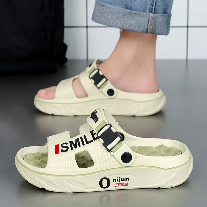 Massage Slippers – Indoor Outdoor Sandals, Beach Comfortable Soft Slides Clogs, Casual Shoes Men Women, Home Slippers
