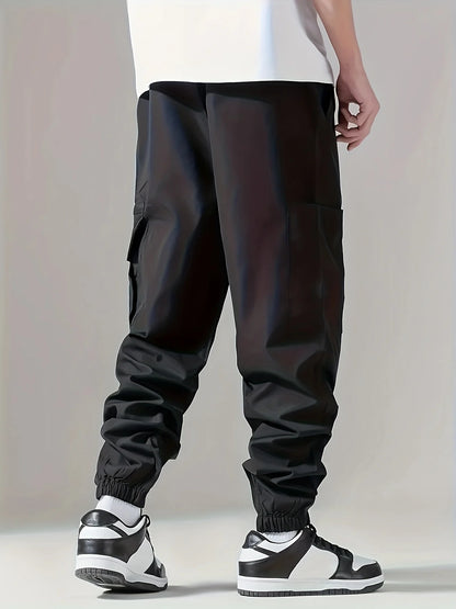 Men's Cargo Pants – Thin, Comfortable and Breathable, Outdoor Casual Wear, Suitable for Running and Cycling, Multi-Pocket Style
