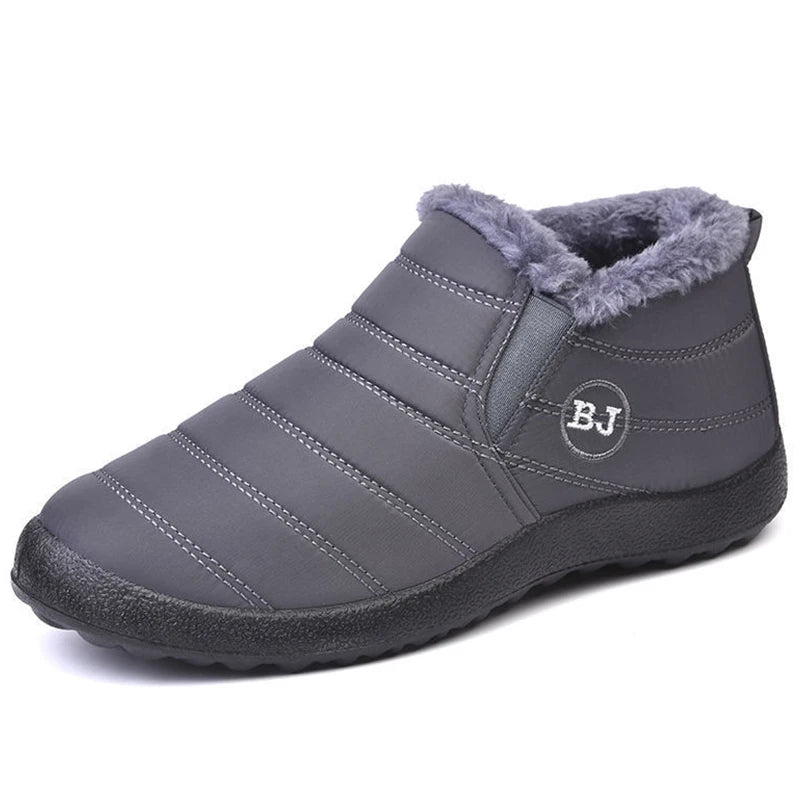 Sneakers – Soft Waterproof Fashion Winter Shoes for Women, Solid Color Comfortable Casual Non-Slip Outdoor Sneakers