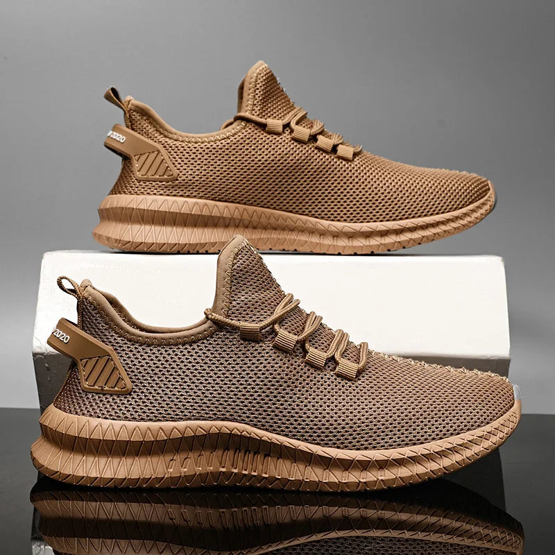 Non-Slip Casual Sneakers – Breathable Outdoor Jogging, Training, Hiking, Sports Running Shoes, Weave Knit, Lace-Up, for Women & Men