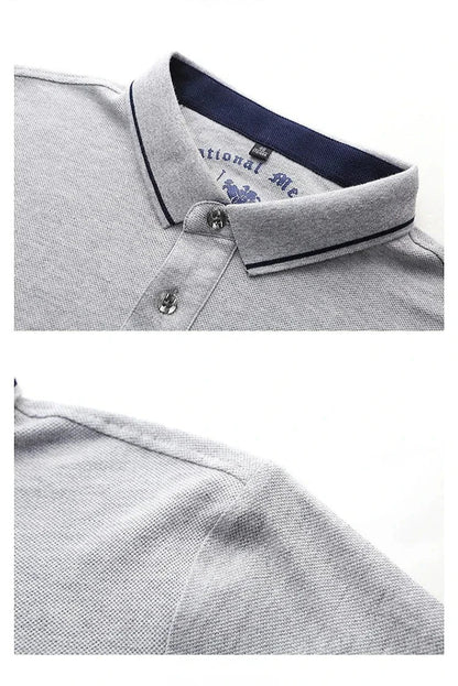 Men's Embroidered Polo Shirts – Short Sleeve Luxury Top With Lapel, Casual And Breathable, Lightweight T-Shirt For Men