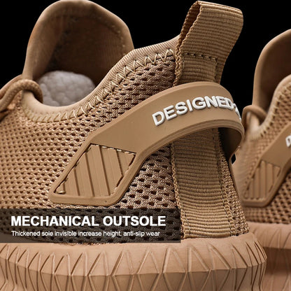 Non-Slip Casual Sneakers – Breathable Outdoor Jogging, Training, Hiking, Sports Running Shoes, Weave Knit, Lace-Up, for Women & Men
