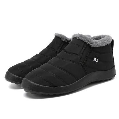 Sneakers – Soft Waterproof Fashion Winter Shoes for Women, Solid Color Comfortable Casual Non-Slip Outdoor Sneakers