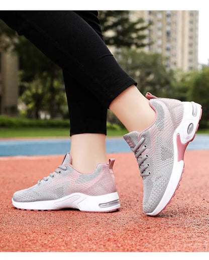Dopamine Sneakers – Non-Slip, Soft-Soled Mesh Breathable Casual Running Shoes, Lightweight Travel & Dancing Shoes for Women, Summer Wear
