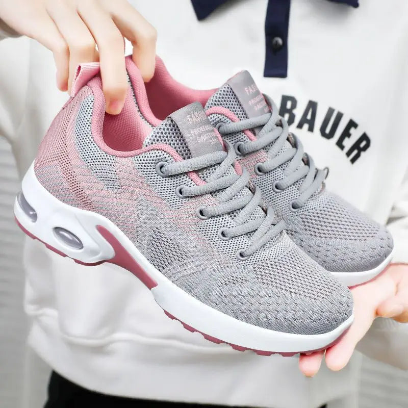 Dopamine Sneakers – Non-Slip, Soft-Soled Mesh Breathable Casual Running Shoes, Lightweight Travel & Dancing Shoes for Women, Summer Wear