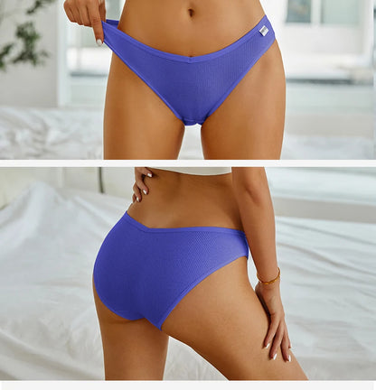 3PCS Set Women's Sexy Cotton Panties – Soft Underwear, Comfortable Briefs, Intimate Lingerie