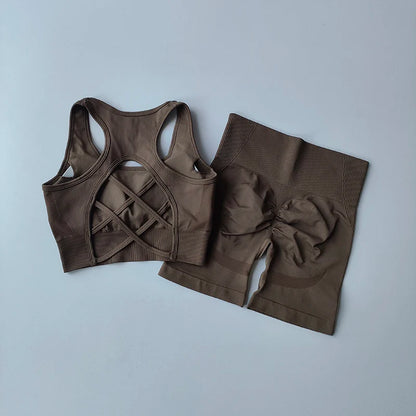 Sportswear Set – Tank Top and High Waisted Pants