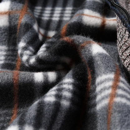 Warm Cardigan – Men's Fleece Sweater With Full Zip, Slim Fit, And Luxury Brand Knitted Design, Perfect For Cold Weather