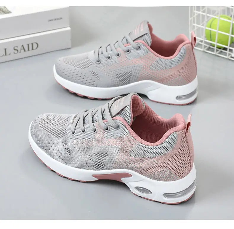Dopamine Sneakers – Non-Slip, Soft-Soled Mesh Breathable Casual Running Shoes, Lightweight Travel & Dancing Shoes for Women, Summer Wear