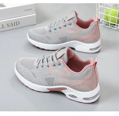 Dopamine Sneakers – Non-Slip, Soft-Soled Mesh Breathable Casual Running Shoes, Lightweight Travel & Dancing Shoes for Women, Summer Wear