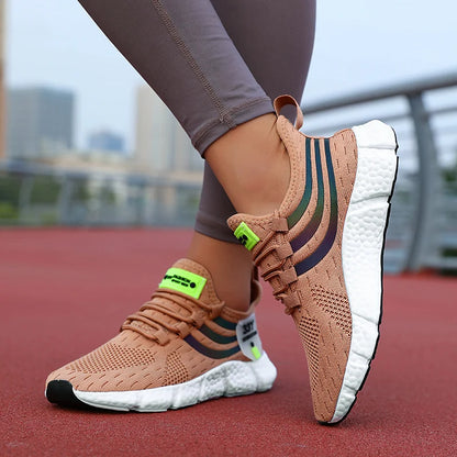 Casual Sports Shoes – Breathable Lightweight Sneakers, Anti-Slip Flats, Outdoor Running & Walking Shoes, Female Vulcanized Shoes for Women